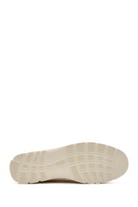 کفش لوفر زنانه چرم کرم راحتی دری مد