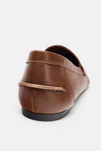کفش لوفر زنانه چرمی پنی زارا – ZARA