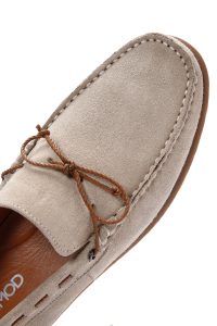 کفش لوفر مردانه جیر بژ کژوال دری مد