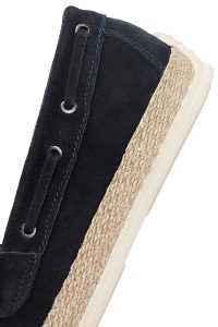 کفش لوفر مردانه جیر سرمه‌ای کژوال دری مد