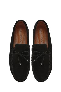 کفش لوفر مردانه جیر مشکی کژوال دری مد