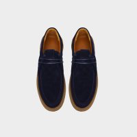 کفش لوفر مردانه سرمه‌ای چرم طبیعی آلدو NOSHIRO-TR – ALDO