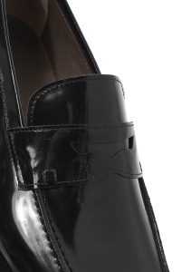 کفش لوفر مردانه مشکی چرم کلاسیک دری مد