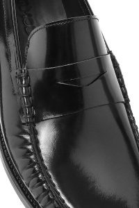 کفش لوفر مردانه چرم مشکی کلاسیک دری مد