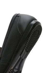 کفش لوفر مردانه چرم مشکی کژوال دری مد