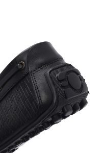 کفش لوفر مردانه چرم مشکی کژوال دری مد