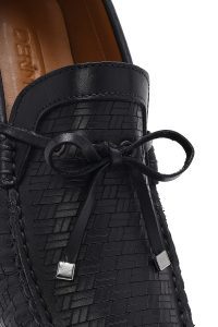 کفش لوفر مردانه چرم مشکی کژوال دری مد