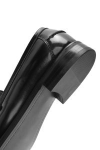 کفش لوفر کلاسیک مردانه مشکی چرمی دری مد