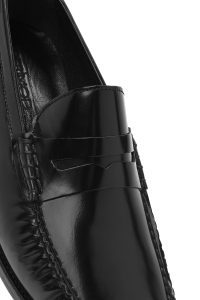 کفش لوفر کلاسیک مردانه مشکی چرمی دری مد