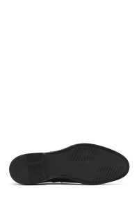 کفش مردانه مشکی چرم کلاسیک کفش دری مد