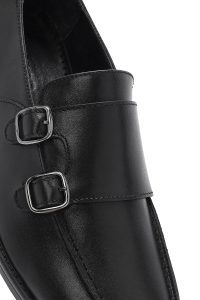 کفش مردانه مشکی چرم کلاسیک کفش دری مد