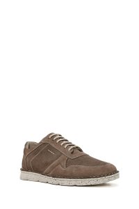 کفش مردانه نبوک بژ بندی راحتی کژوال دری مد