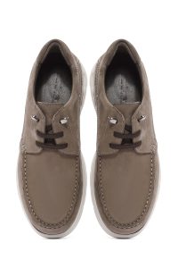 کفش مردانه نبوک بژ بندی کژوال دری مد