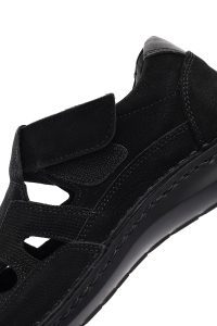 کفش مردانه نبوک مشکی کژوال دری مد