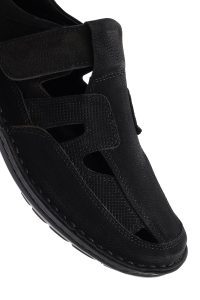 کفش مردانه نبوک مشکی کژوال دری مد