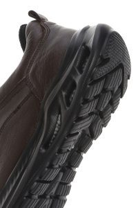 کفش مردانه چرم قهوه‌ای بندی زیره ضخیم کژوال دری مد