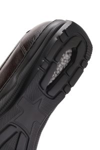 کفش مردانه چرم قهوه‌ای بندی کژوال دری مد