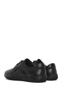 کفش مردانه چرم مشکی بندی راحتی دری مد