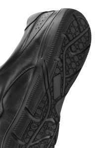 کفش مردانه چرم مشکی بندی راحتی دری مد