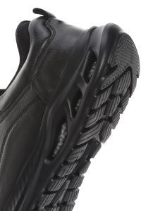 کفش مردانه چرم مشکی بندی زیره ضخیم کژوال دری مد