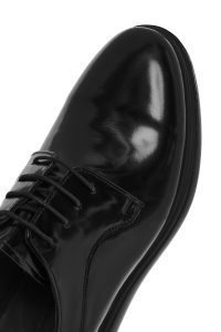 کفش مردانه چرم مشکی بندی کژوال دری مد