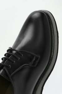 کفش مردانه چرم مشکی بندی کژوال دری مد