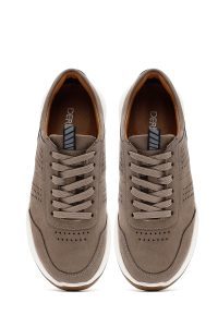 کفش مردانه چرم نوبوک ویژون بنددار کژوال دری مد