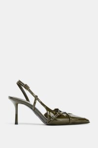 کفش پاشنه بلند زنانه بندی سگک‌دار زارا – ZARA