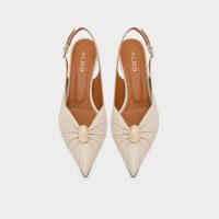 کفش پاشنه‌دار زنانه بژ پشت باز آلدو KALORE-TR – ALDO