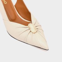 کفش پاشنه‌دار زنانه بژ پشت باز آلدو KALORE-TR – ALDO