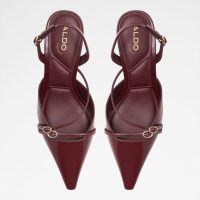 کفش پاشنه‌دار زنانه زرشکی آلدو MARIETTA – ALDO