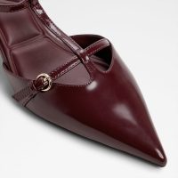 کفش پاشنه‌دار زنانه زرشکی پشت باز آلدو GALATRIX – ALDO