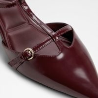 کفش پاشنه‌دار زنانه زرشکی پشت باز آلدو GALATRIX – ALDO