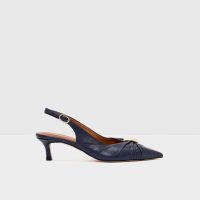 کفش پاشنه‌دار زنانه سرمه‌ای پشت باز آلدو KALORE-TR – ALDO