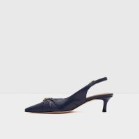 کفش پاشنه‌دار زنانه سرمه‌ای پشت باز آلدو KALORE-TR – ALDO