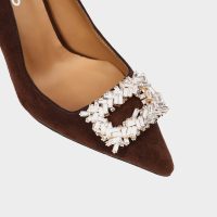 کفش پاشنه‌دار زنانه قهوه‌ای آلدو LUZERN-TR – ALDO