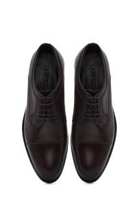 کفش کلاسیک مردانه قهوه‌ای چرمی دری مد