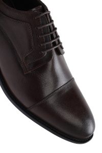 کفش کلاسیک مردانه قهوه‌ای چرمی دری مد