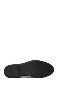 کفش کلاسیک مردانه مشکی چرمی بنددار دری مد