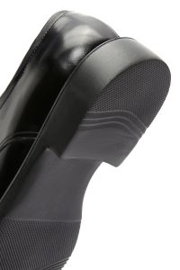 کفش کلاسیک مردانه مشکی چرمی بنددار دری مد