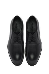 کفش کلاسیک مردانه مشکی چرمی دری مد