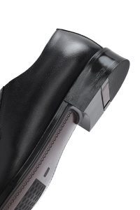 کفش کلاسیک مردانه مشکی چرمی دری مد