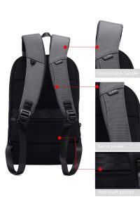 کوله پشتی بدون‌‌جنسیت خاکستری دری مد