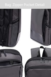 کوله پشتی بدون‌‌جنسیت خاکستری دری مد