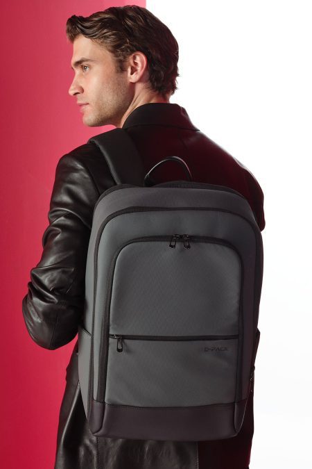 کوله پشتی بدون‌‌جنسیت خاکستری دری مد