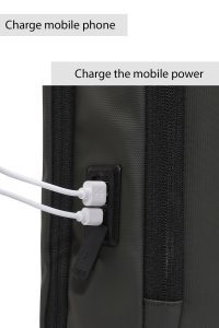 کوله پشتی بدون‌‌جنسیت خاکی سخت‌کیس تکنولوژیک دری مد