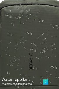 کوله پشتی بدون‌‌جنسیت سبز کتان دری مد