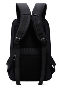 کوله پشتی بدون‌‌جنسیت مشکی تکنولوژیک سخت‌کیس کتان دری مد