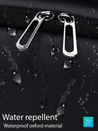 کوله پشتی بدون‌‌جنسیت مشکی تکنولوژیک سخت‌کیس کتان دری مد