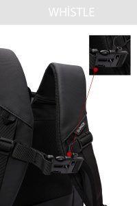 کوله پشتی بدون‌‌جنسیت مشکی دری مد